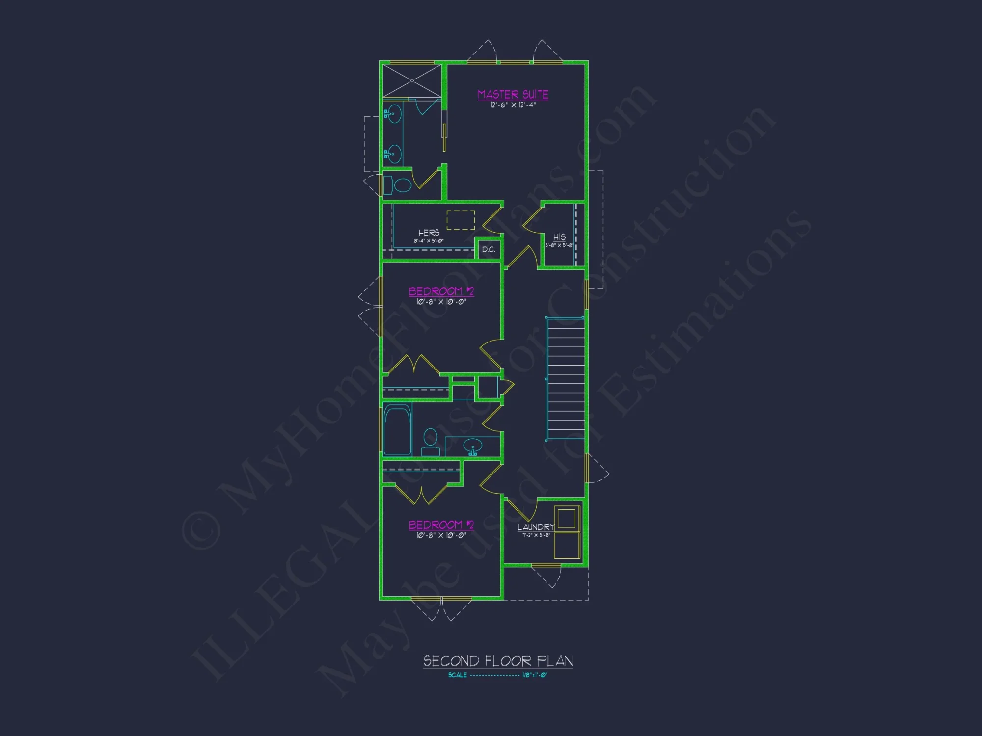 Modern Craftsman house Plan - Architectural CAD Designs