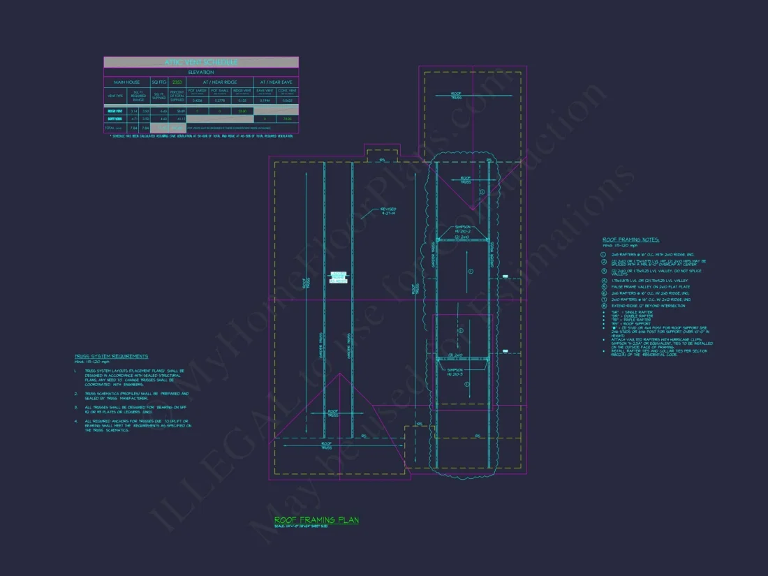 Modern Craftsman house Plan with Open Floor CAD Designs