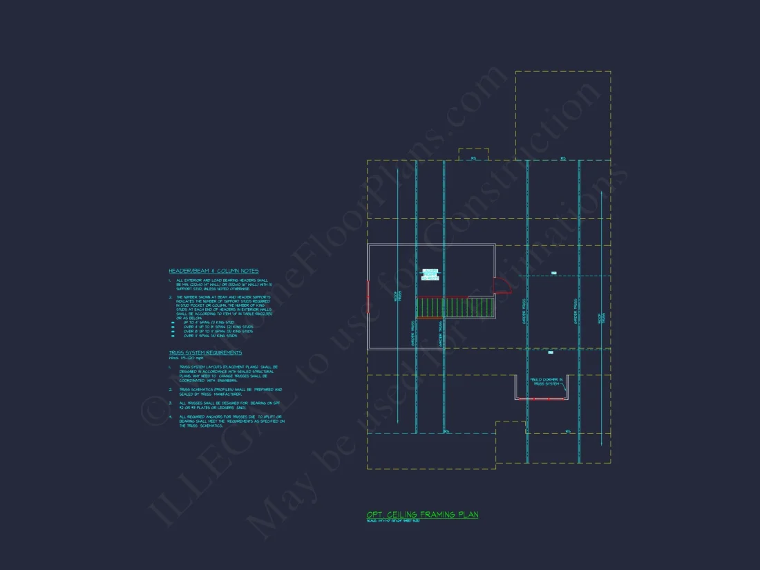 Modern Craftsman house Plan with Open Floor CAD Designs