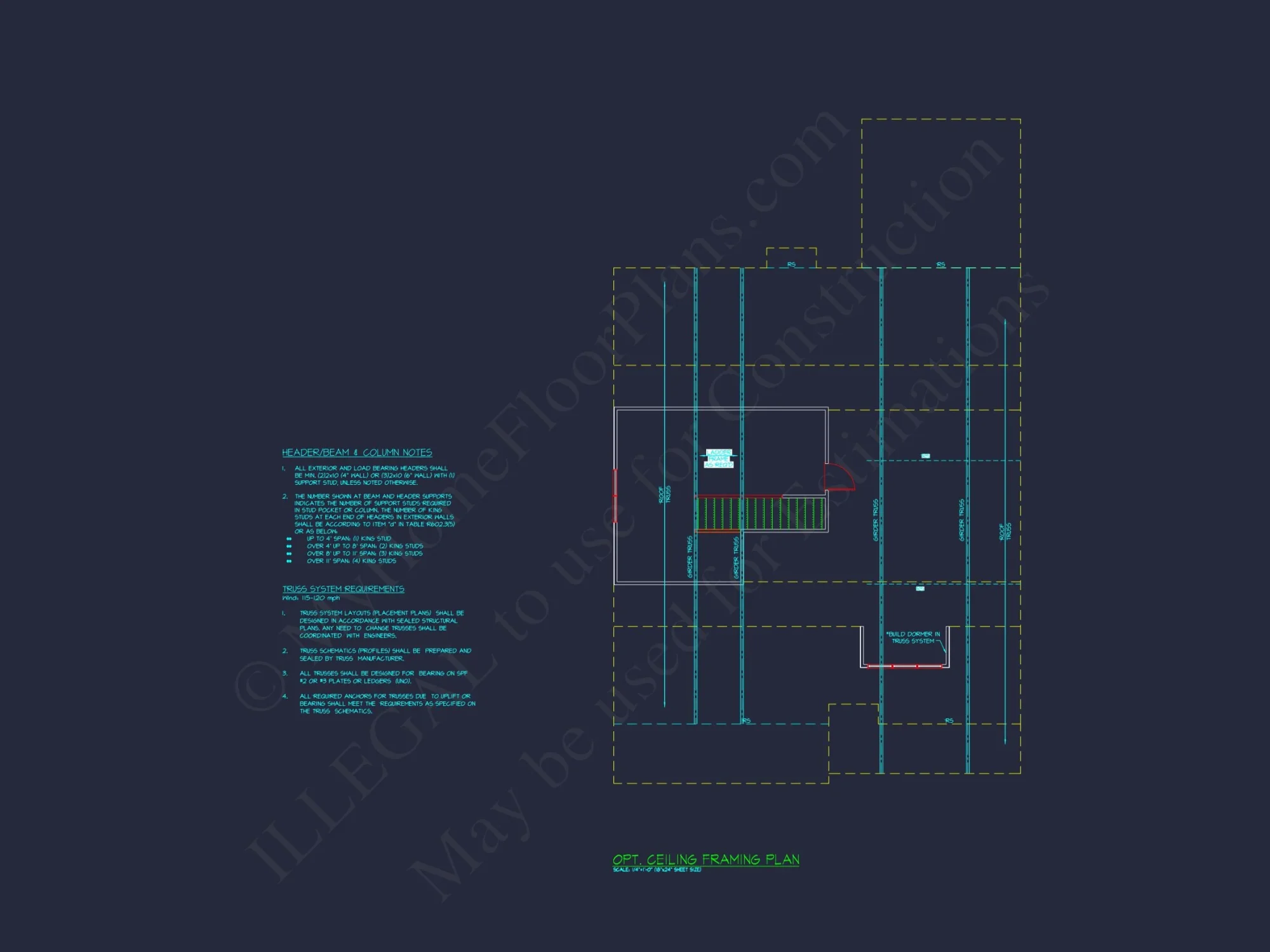 Modern Craftsman house Plan with Open Floor CAD Designs