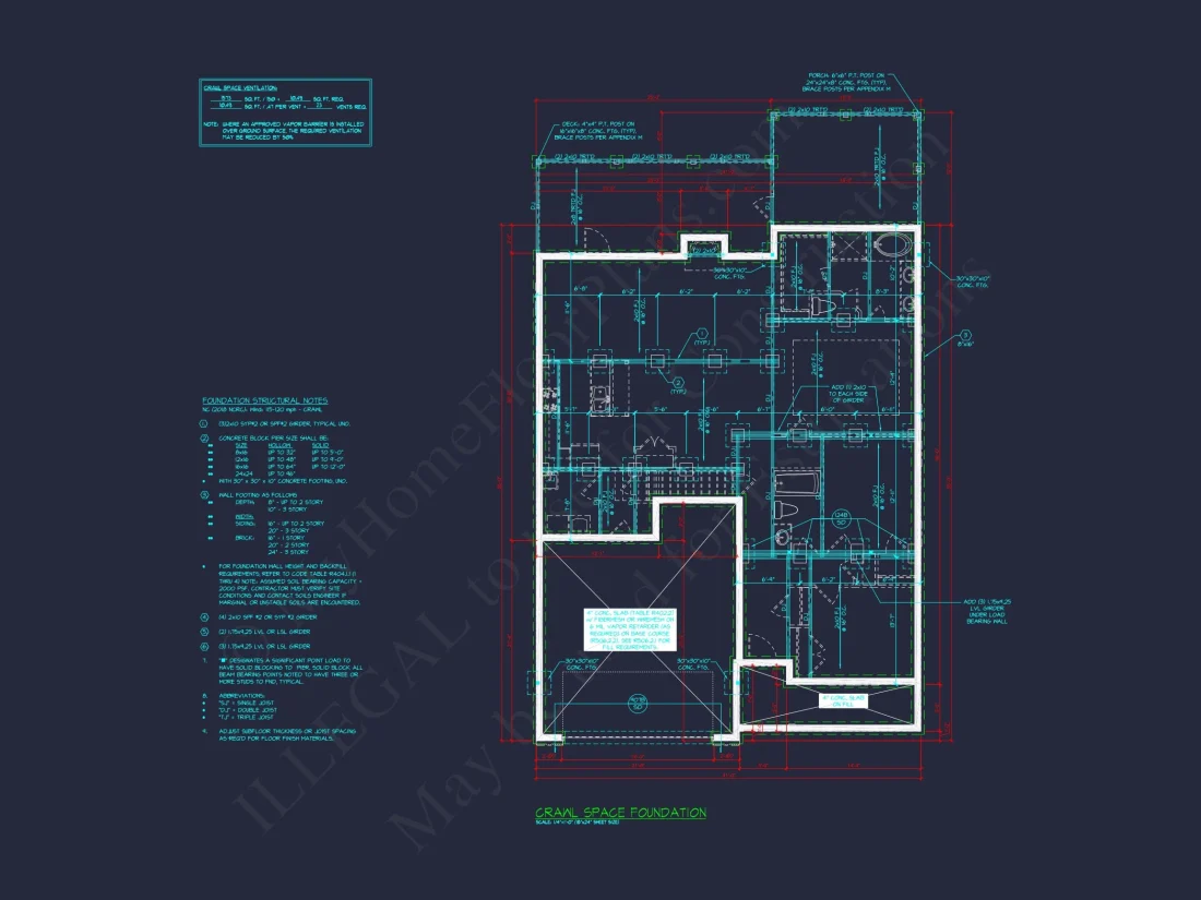 Modern Craftsman house Plan with Open Floor CAD Designs
