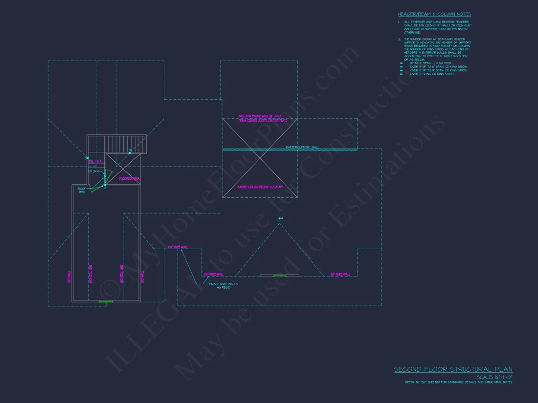 Craftsman house Plan with 2, 041 SF - Floor Plan and Designs