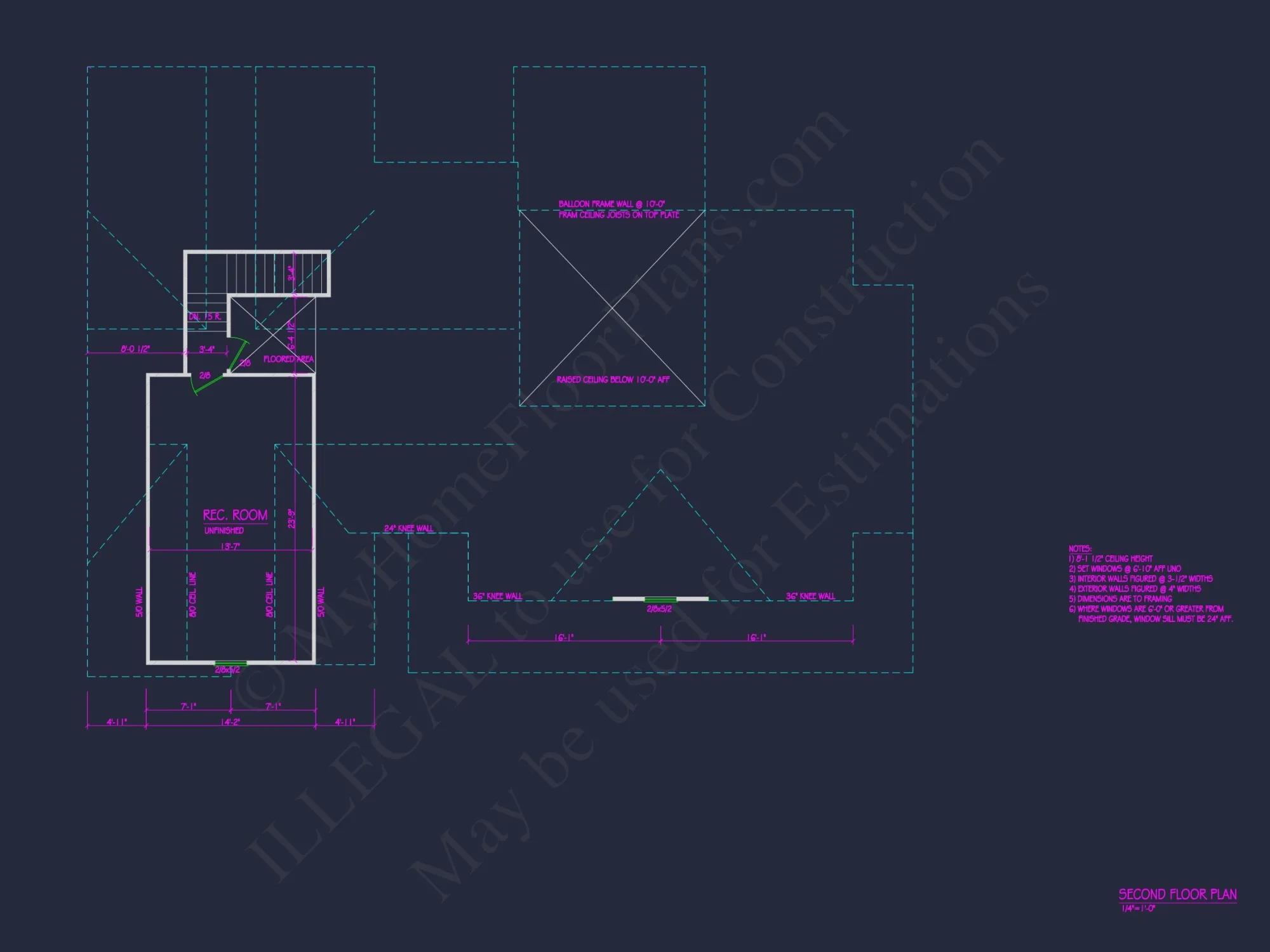 Craftsman house Plan with 2, 041 SF - Floor Plan and Designs