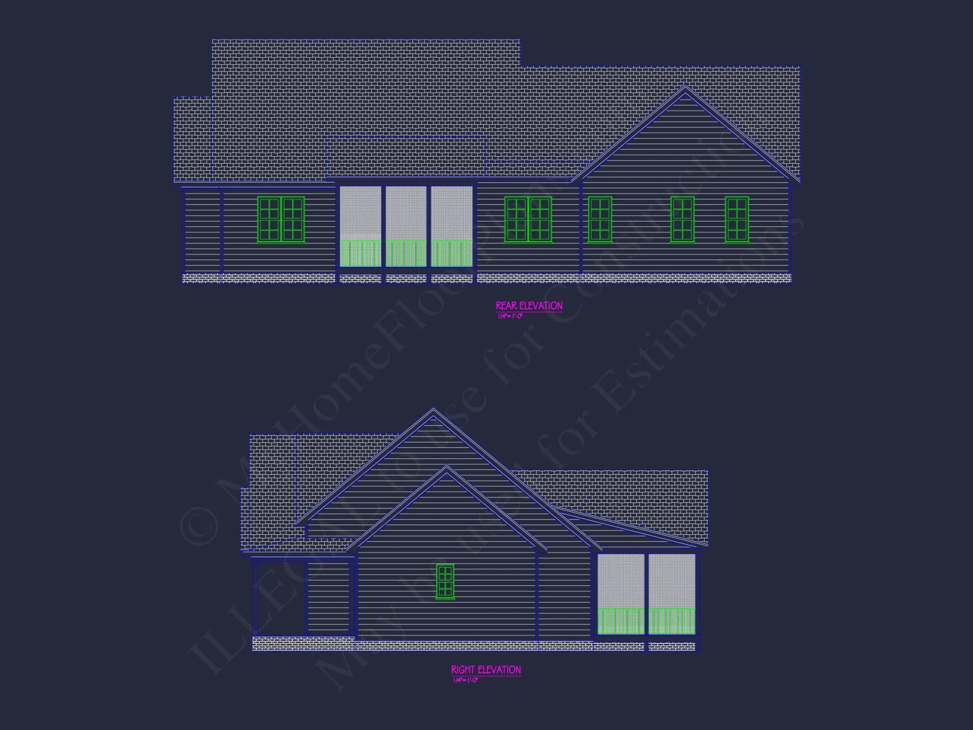 Craftsman house Plan with 2, 041 SF - Floor Plan and Designs