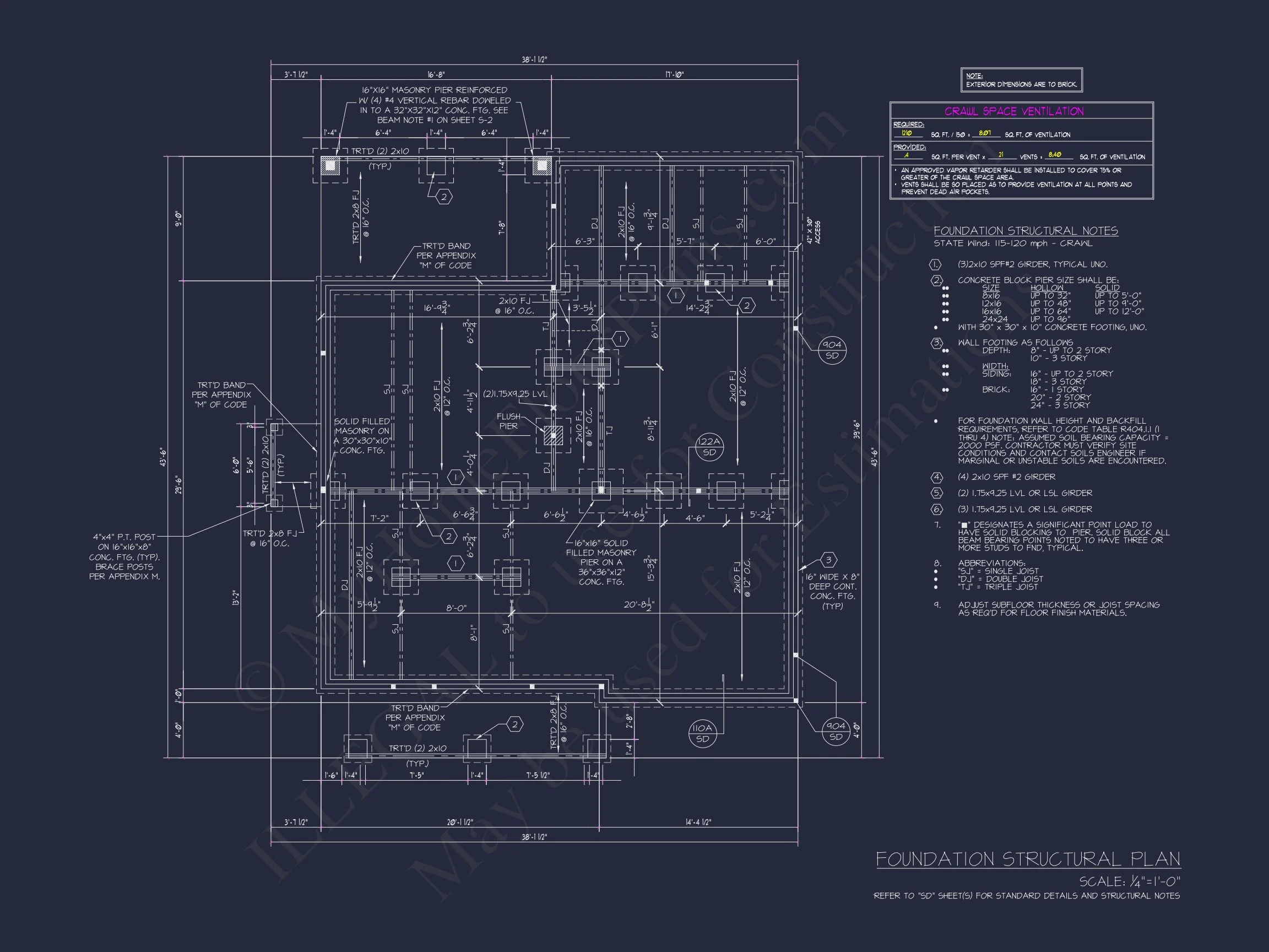 19-1448 HOUSE PLAN - Cape Cod Home Plan - 3-Bed, 2-Bath, 1,450 SF 7 Traditional house Plan with 2 Stories - Blueprint and CAD Design