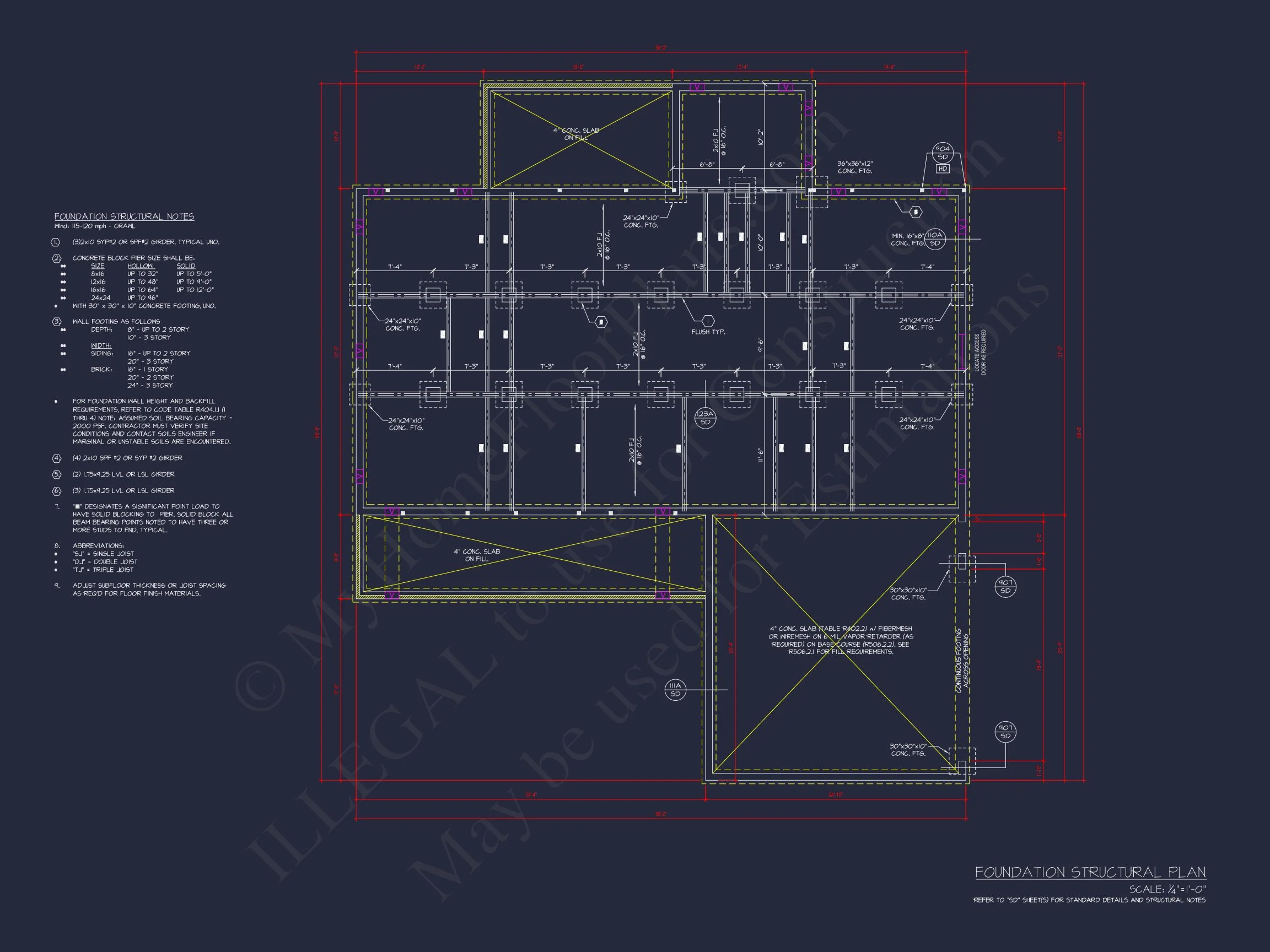 Modern 3-Bedroom house Plan with Spacious Layout and CAD Designs
