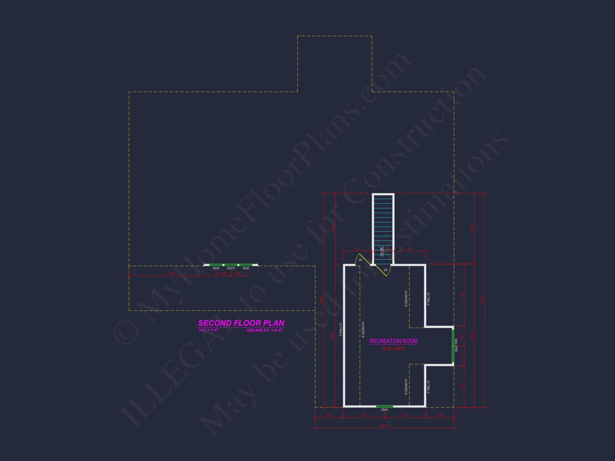 Modern 3-Bedroom house Plan with Spacious Layout and CAD Designs