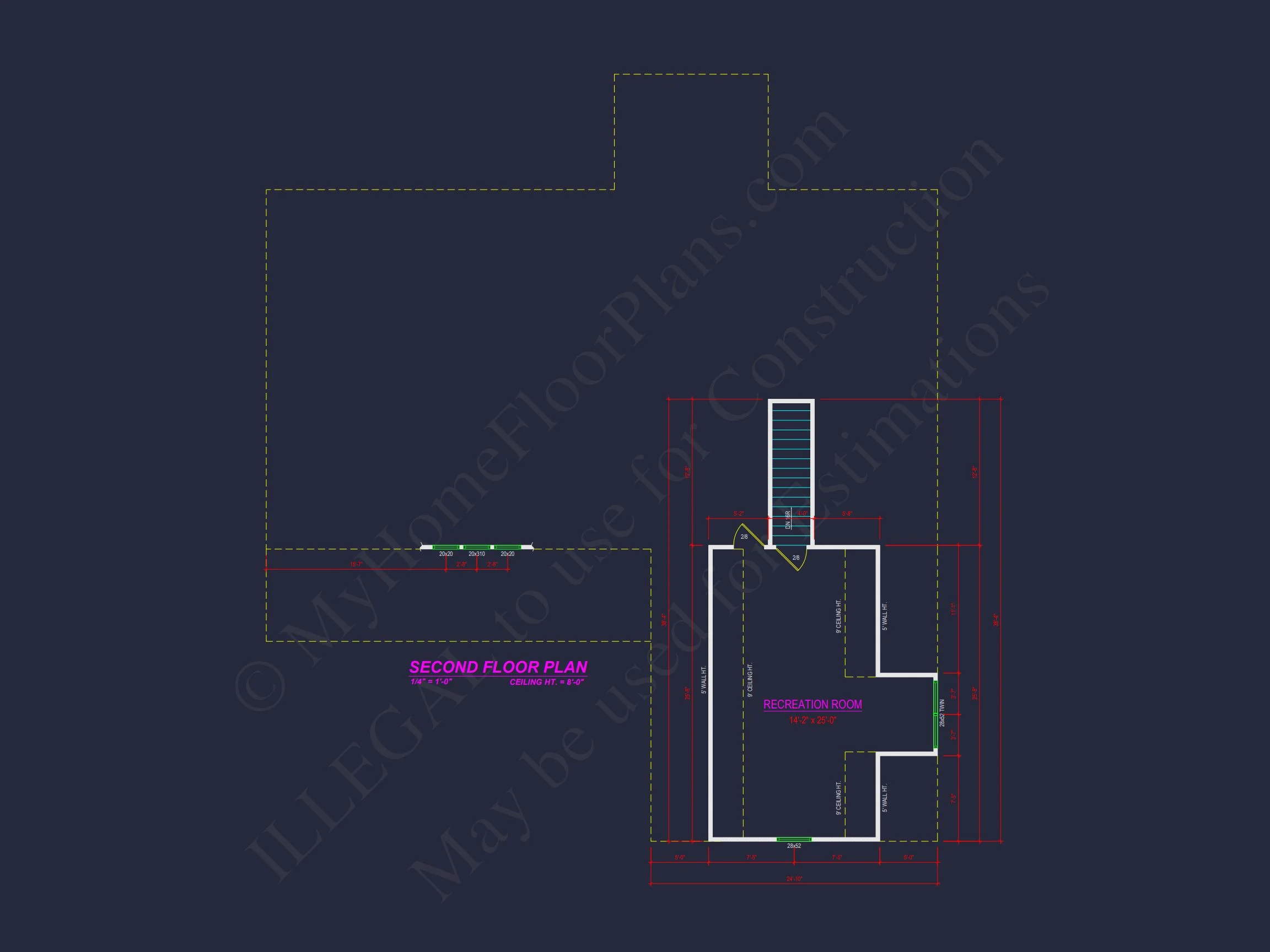 Modern 3-Bedroom house Plan with Spacious Layout and CAD Designs