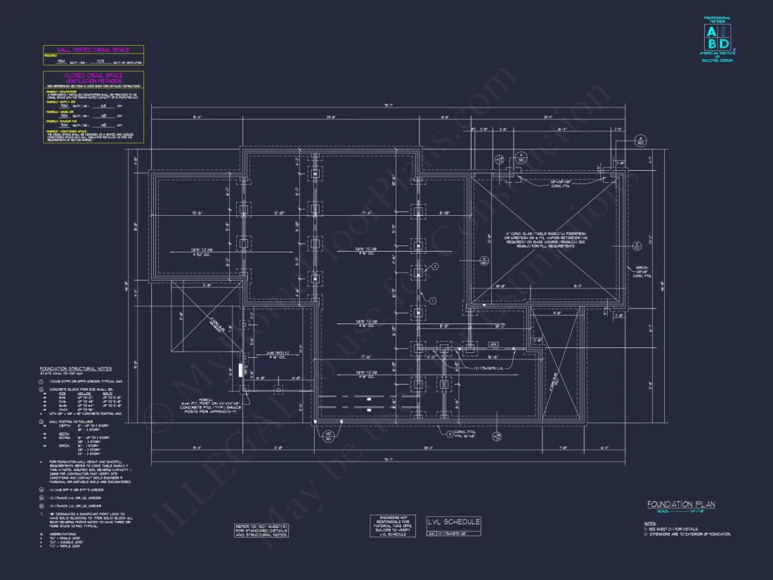 Craftsman house Plan with 2 Story CAD Design and Open Layout