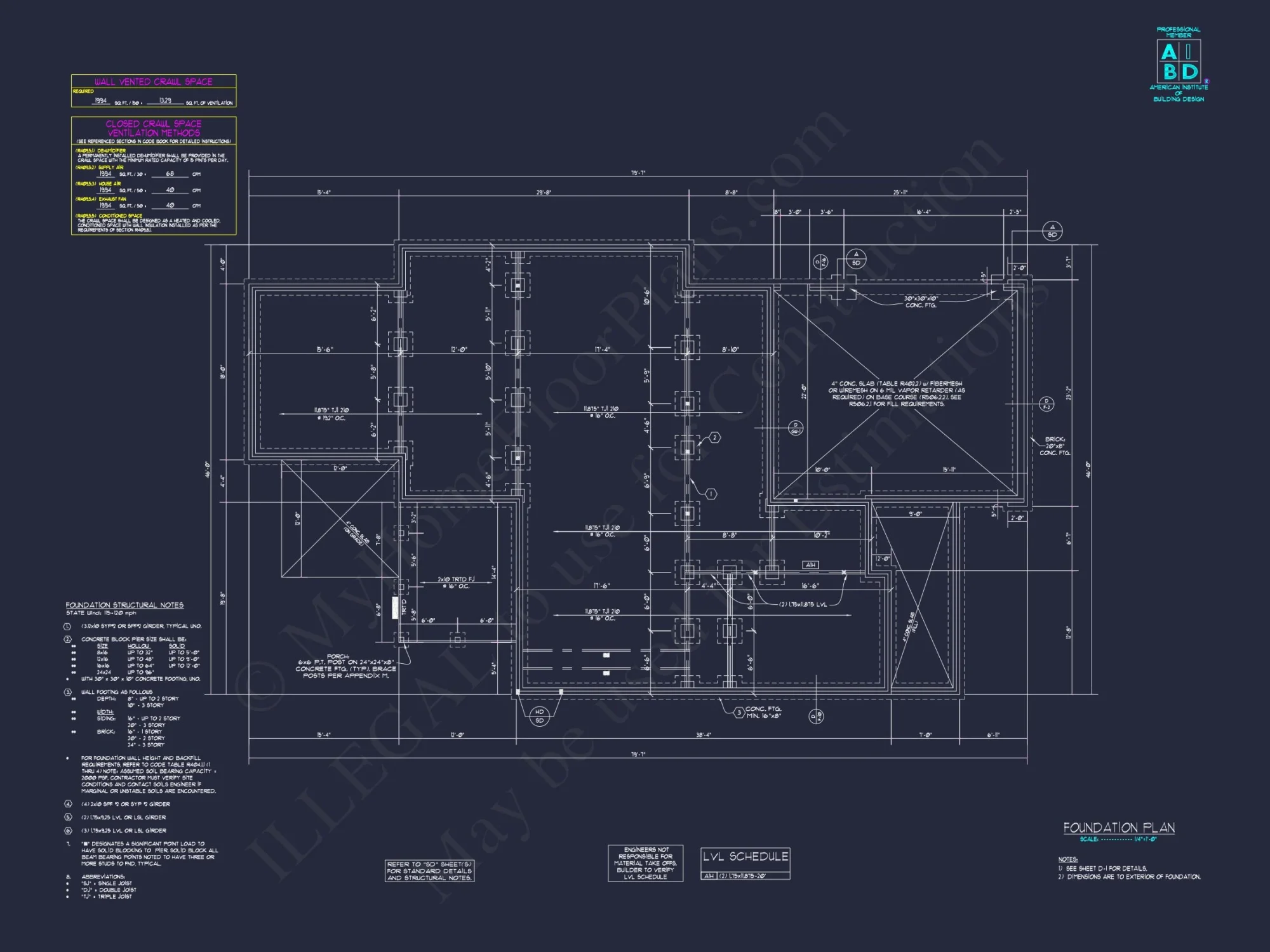 Craftsman house Plan with 2 Story CAD Design and Open Layout