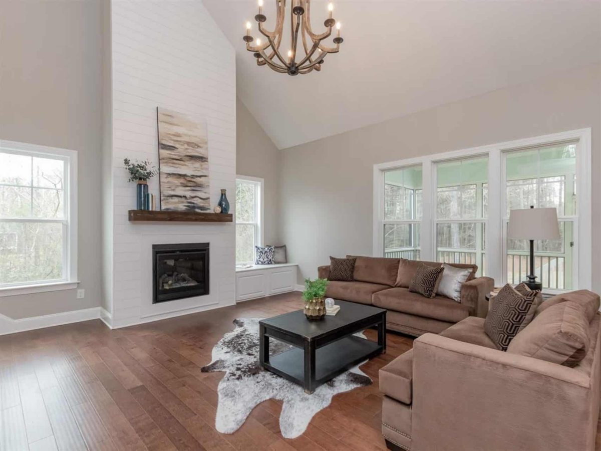 Craftsman house Plan with 2 Story CAD Design and Open Layout