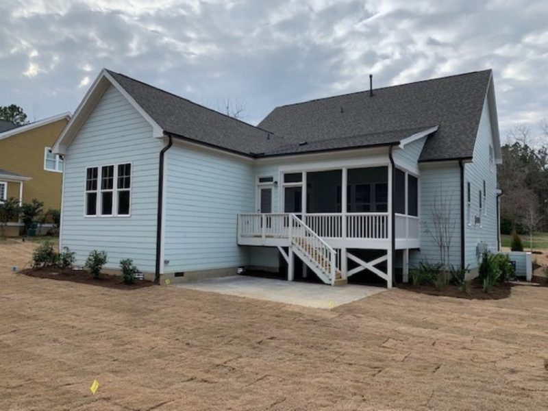 Craftsman house Plan with 2 Story CAD Design and Open Layout