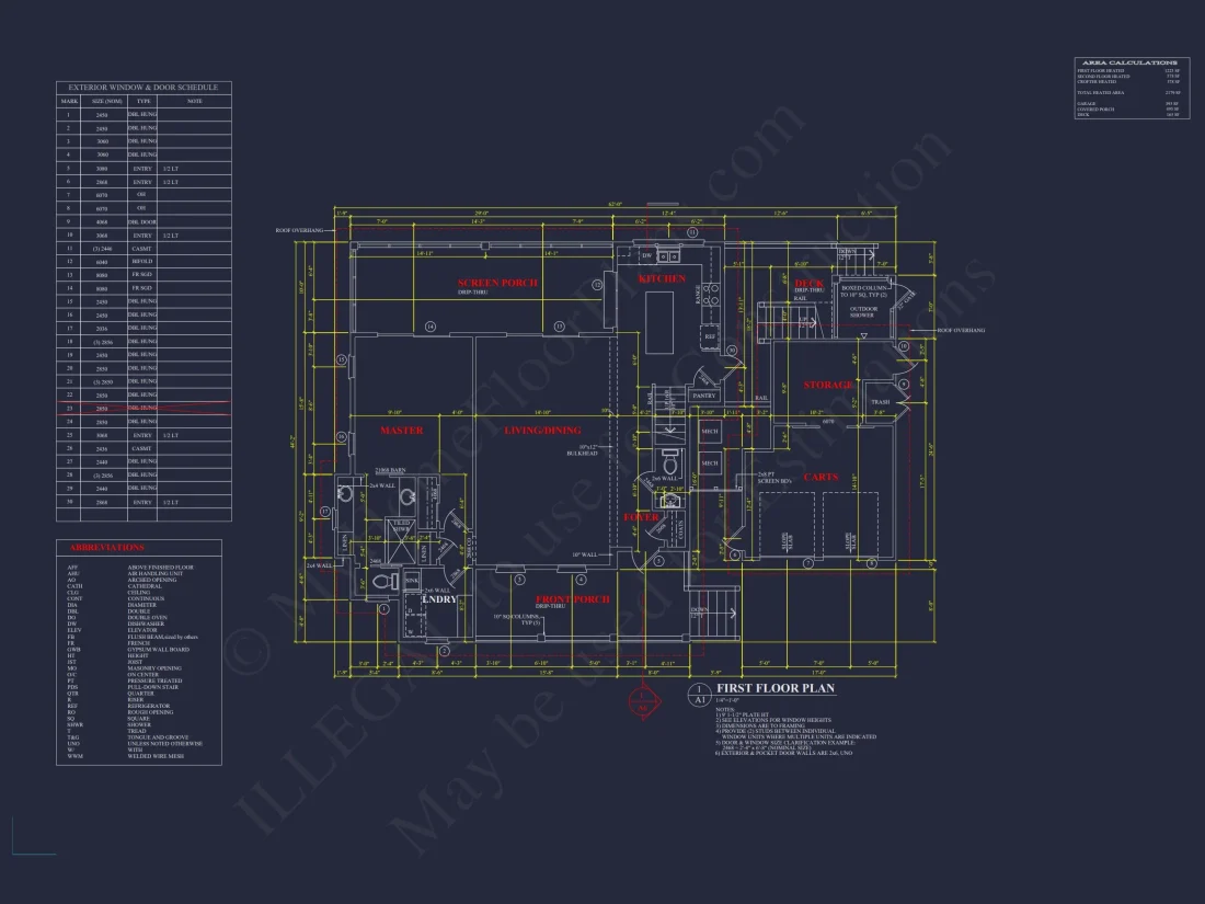 Craftsman-Style house Plan with Open Floor Designs and CAD Blueprints