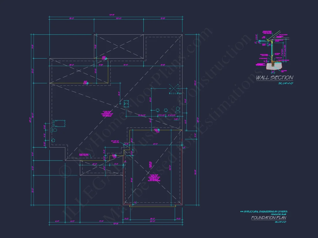 Customizable house Floor Plan with CAD Designs and Blueprint
