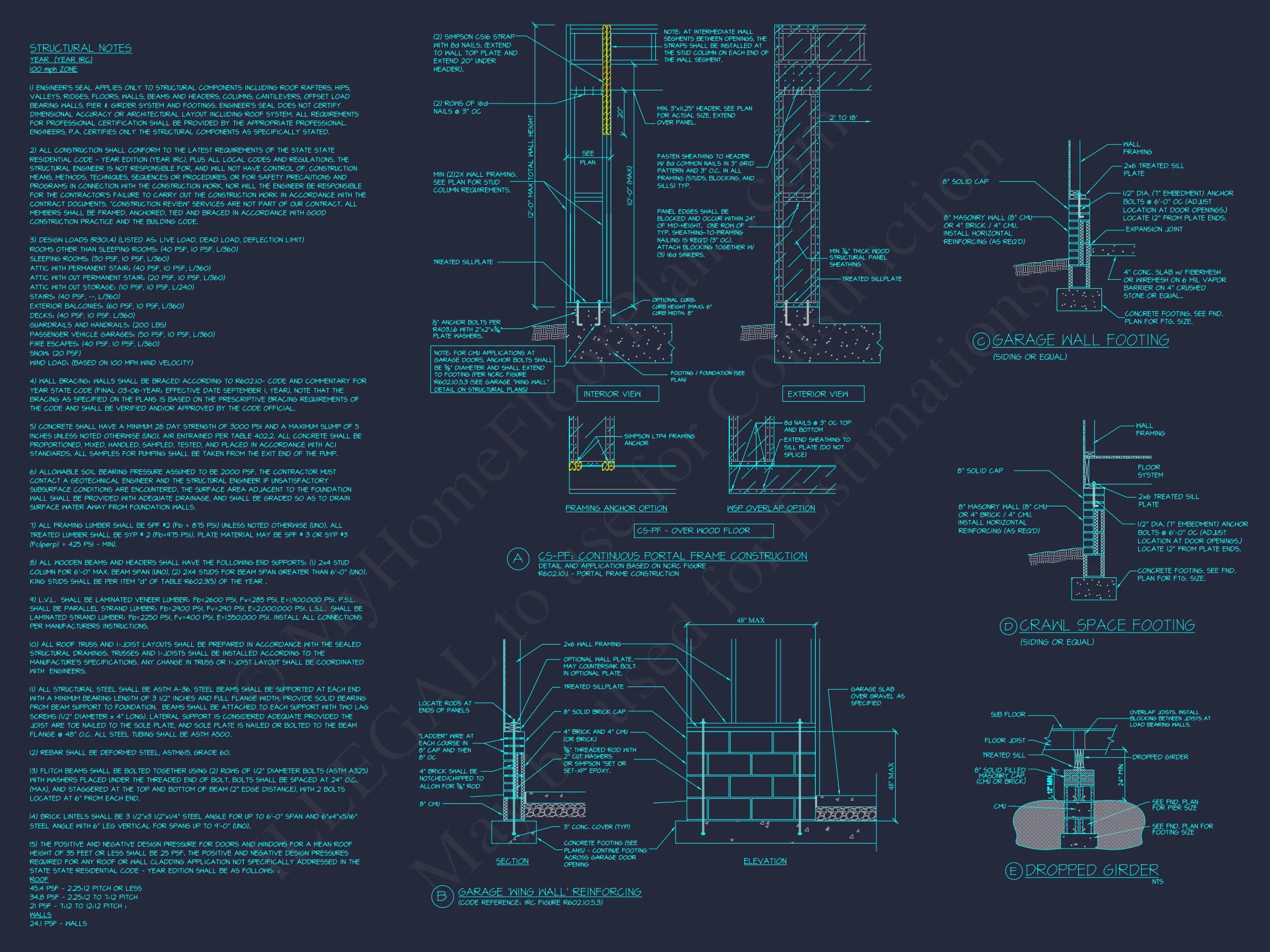 18-2167 HOUSE PLAN - Traditional Colonial Home Plan - 3-Bed, 2-Bath, 2,298 SF 12 Traditional house Floor Plan with 2-Story CAD Designs