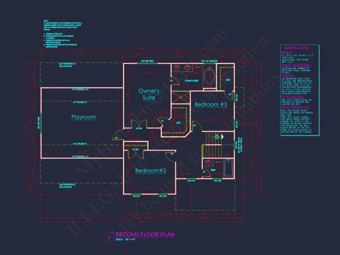 Traditional house Floor Plan with 2-Story CAD Designs