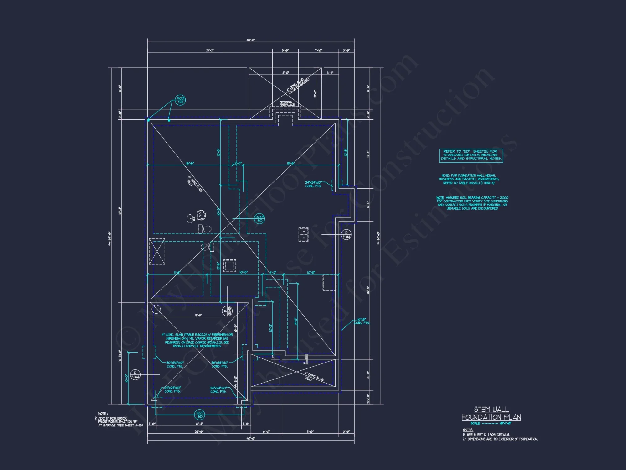Spacious house Floor Plan with CAD Blueprints and Designs