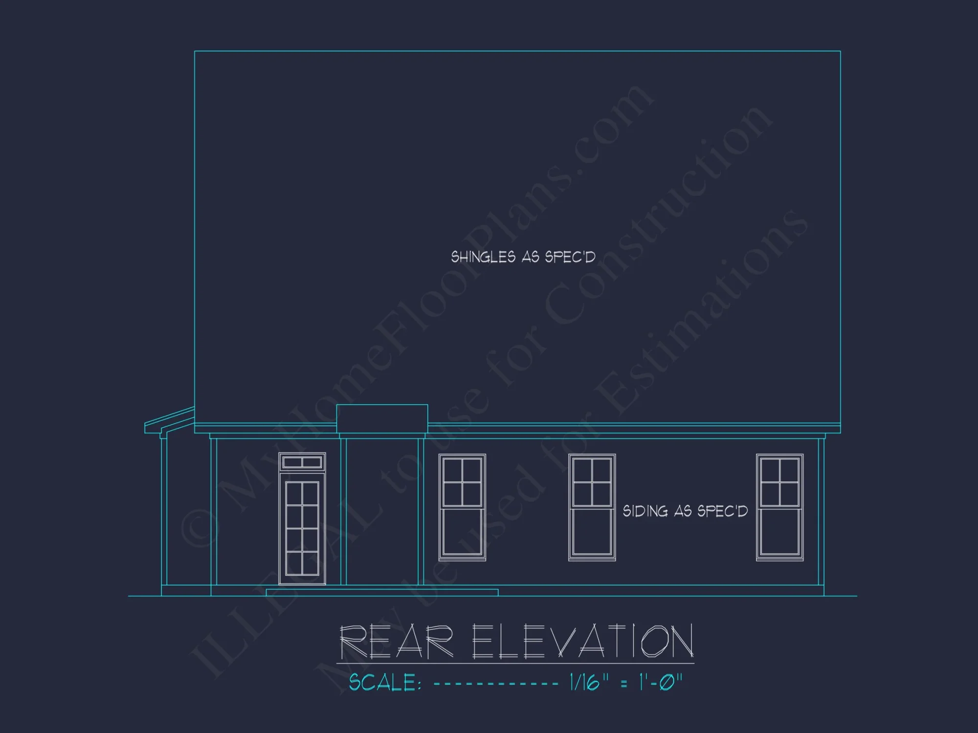 Spacious house Floor Plan with CAD Blueprints and Designs