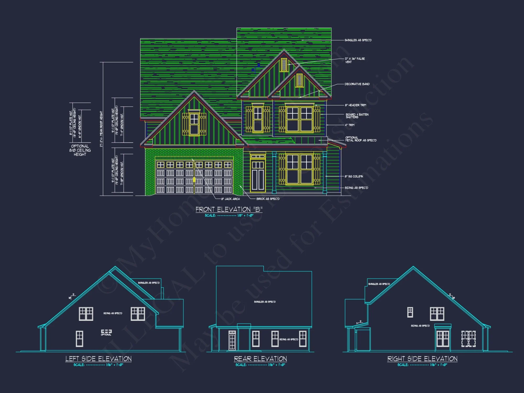 Spacious house Floor Plan with CAD Blueprints and Designs