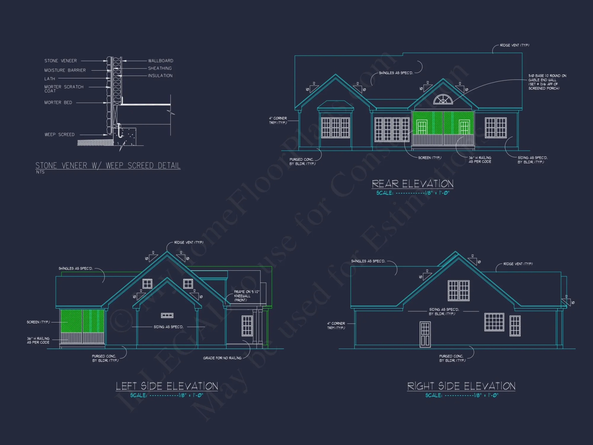 house Plan Blueprint with CAD Architecture and Floor Designs