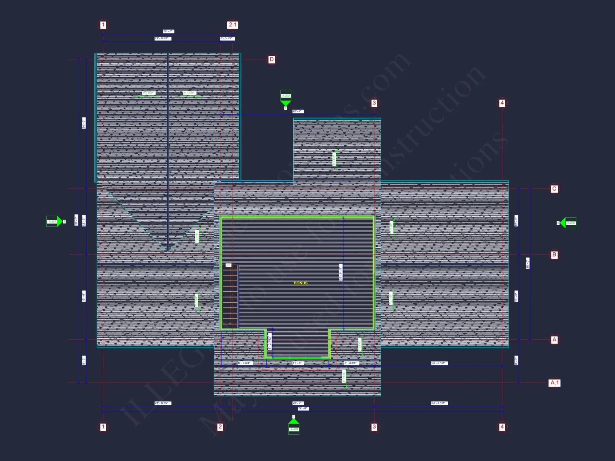 Modern Craftsman house Plan with Spacious Layout and Bonus Room