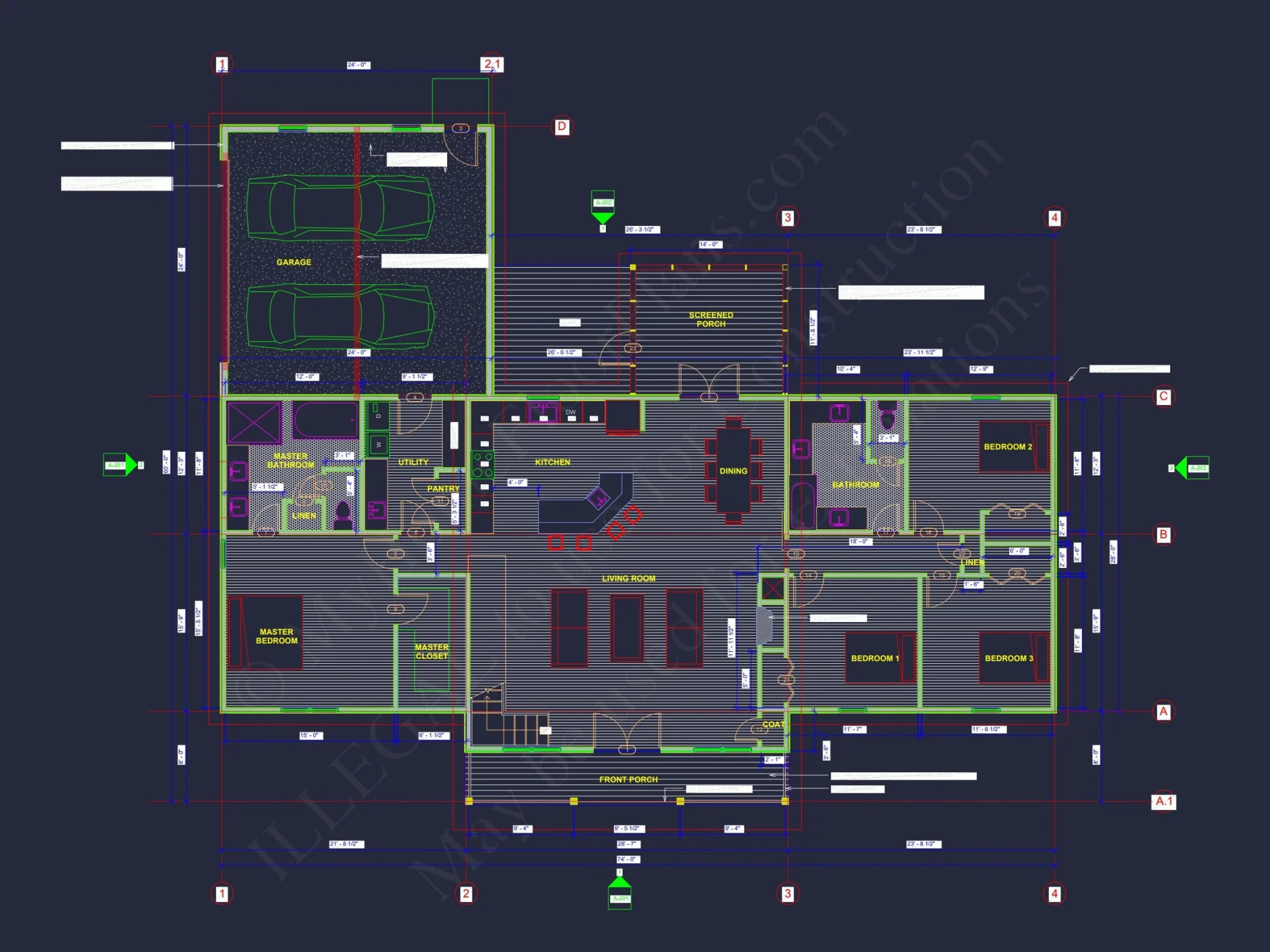 Modern Craftsman house Plan with Spacious Layout and Bonus Room