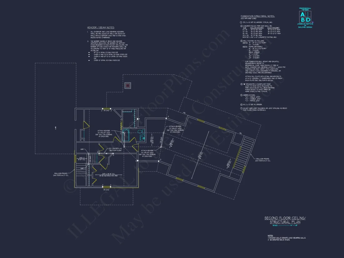 Craftsman house Plan with Angled Garage and Detailed Floor Plans