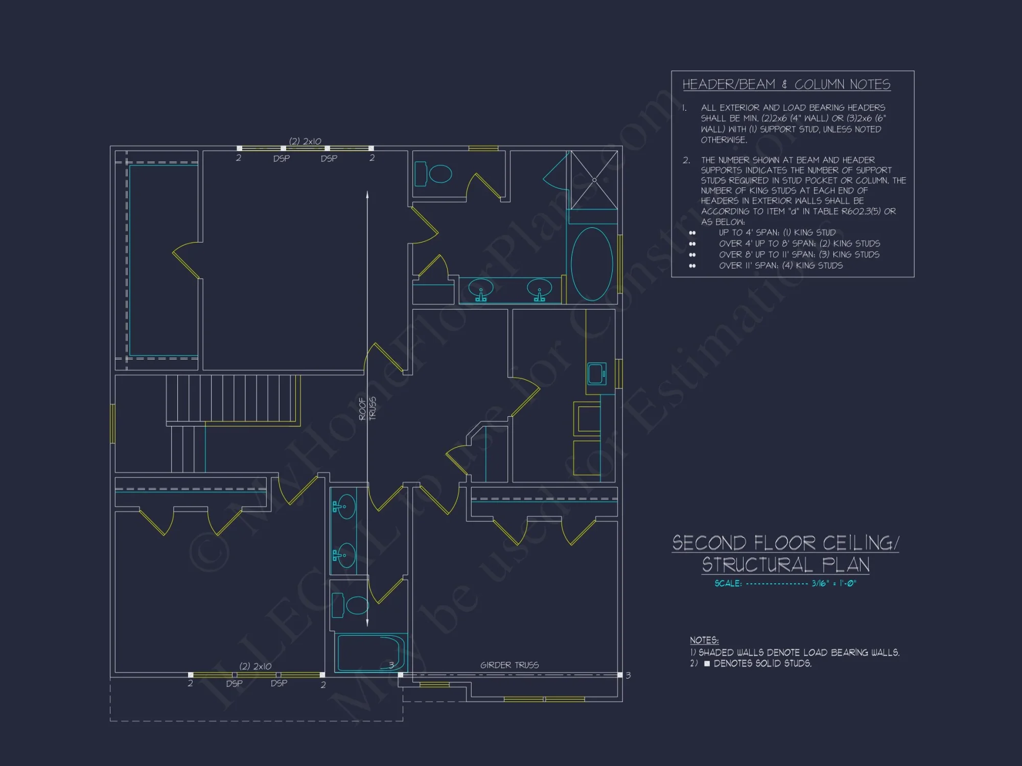 Elegant 2-Story house Plan with Spacious CAD Designs