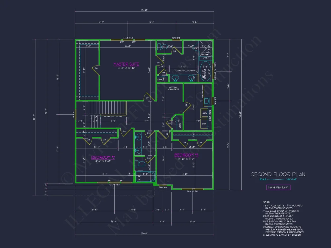 Elegant 2-Story house Plan with Spacious CAD Designs