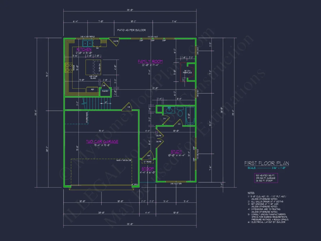 Elegant 2-Story house Plan with Spacious CAD Designs
