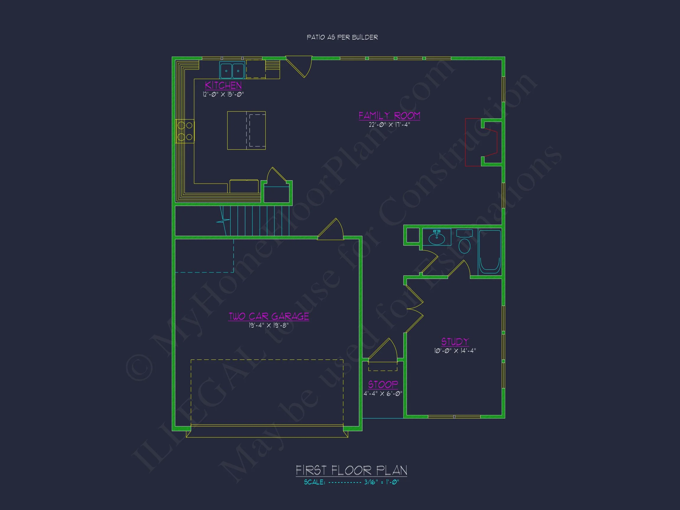 Elegant 2-Story house Plan with Spacious CAD Designs