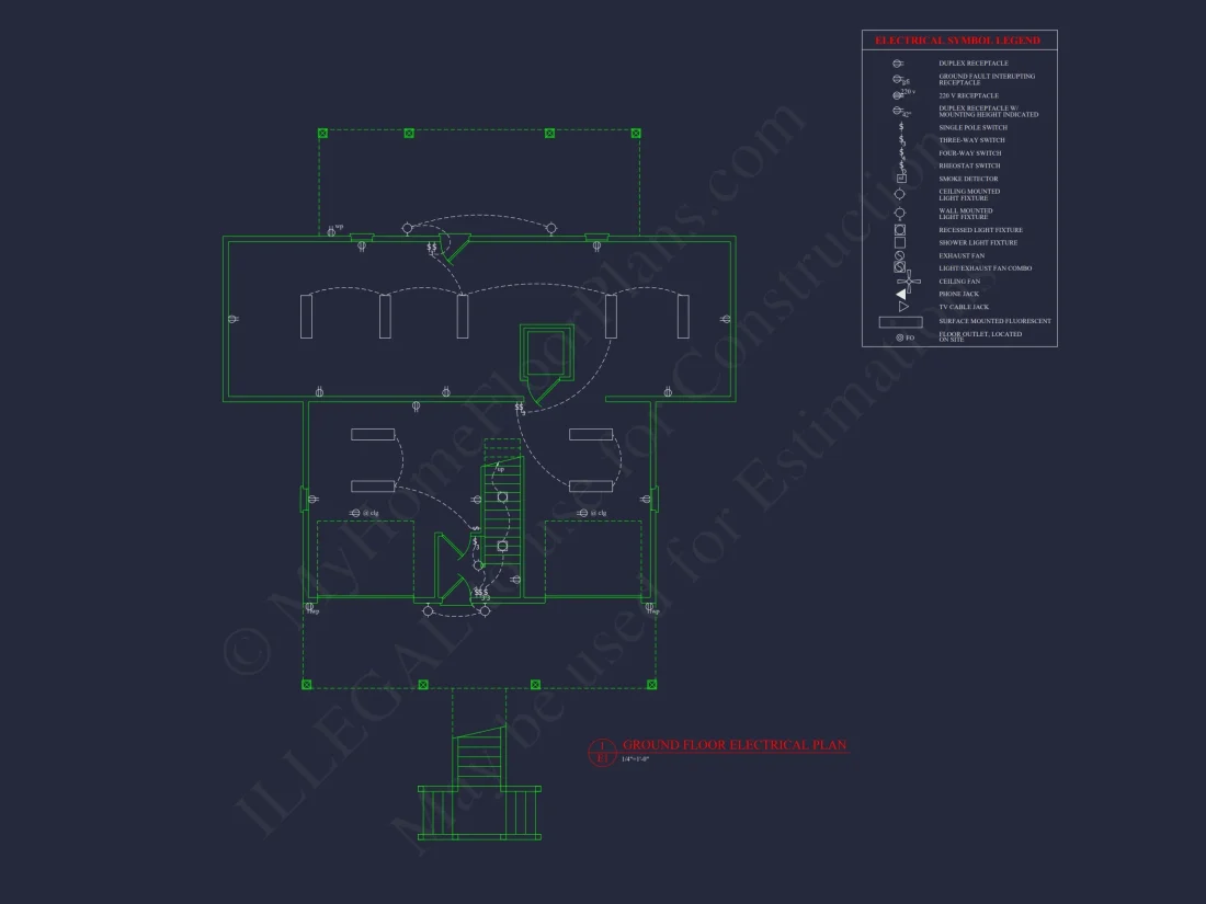 Charming Coastal house Plan with CAD-Ready Blueprints