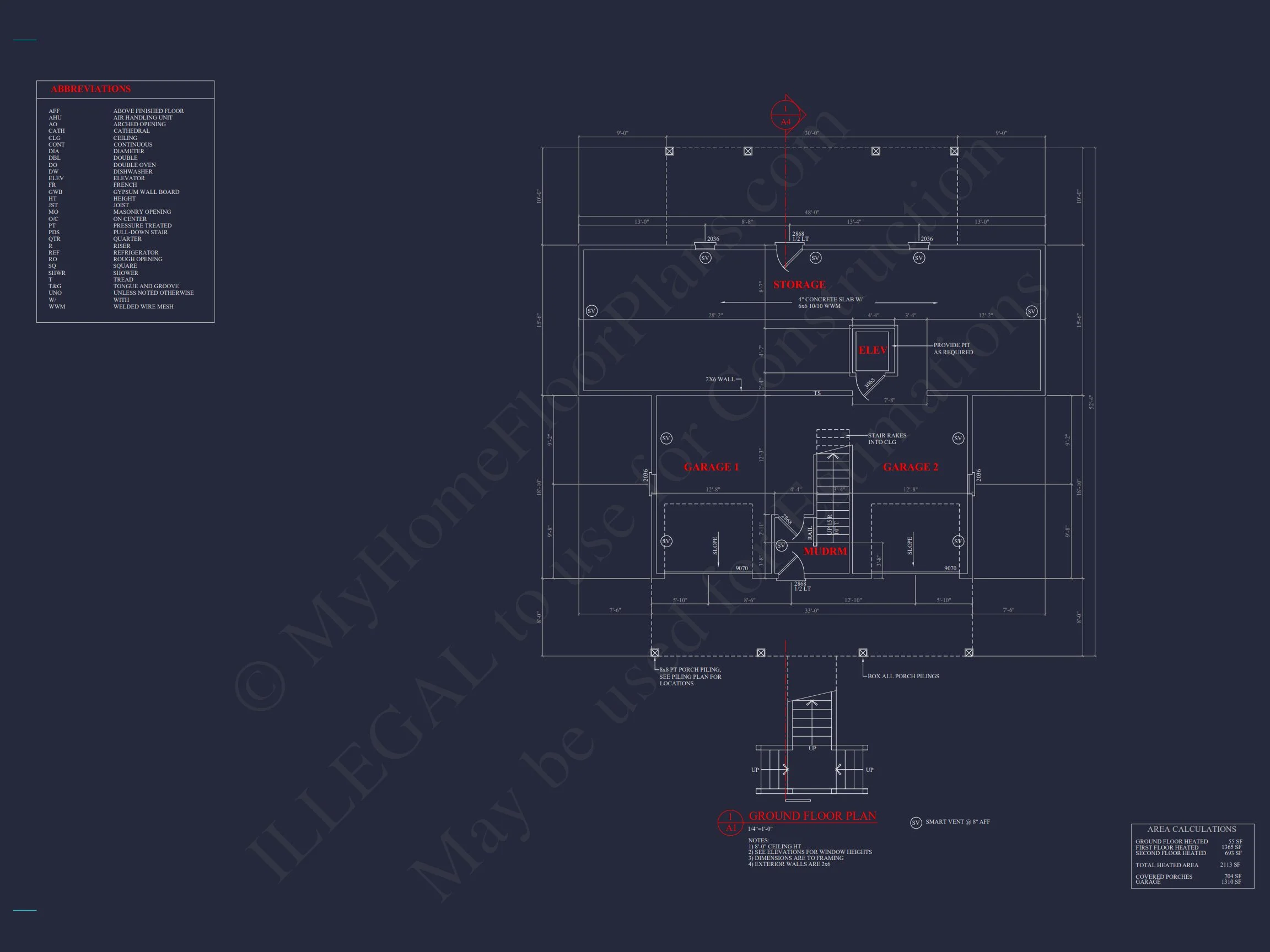 Charming Coastal house Plan with CAD-Ready Blueprints
