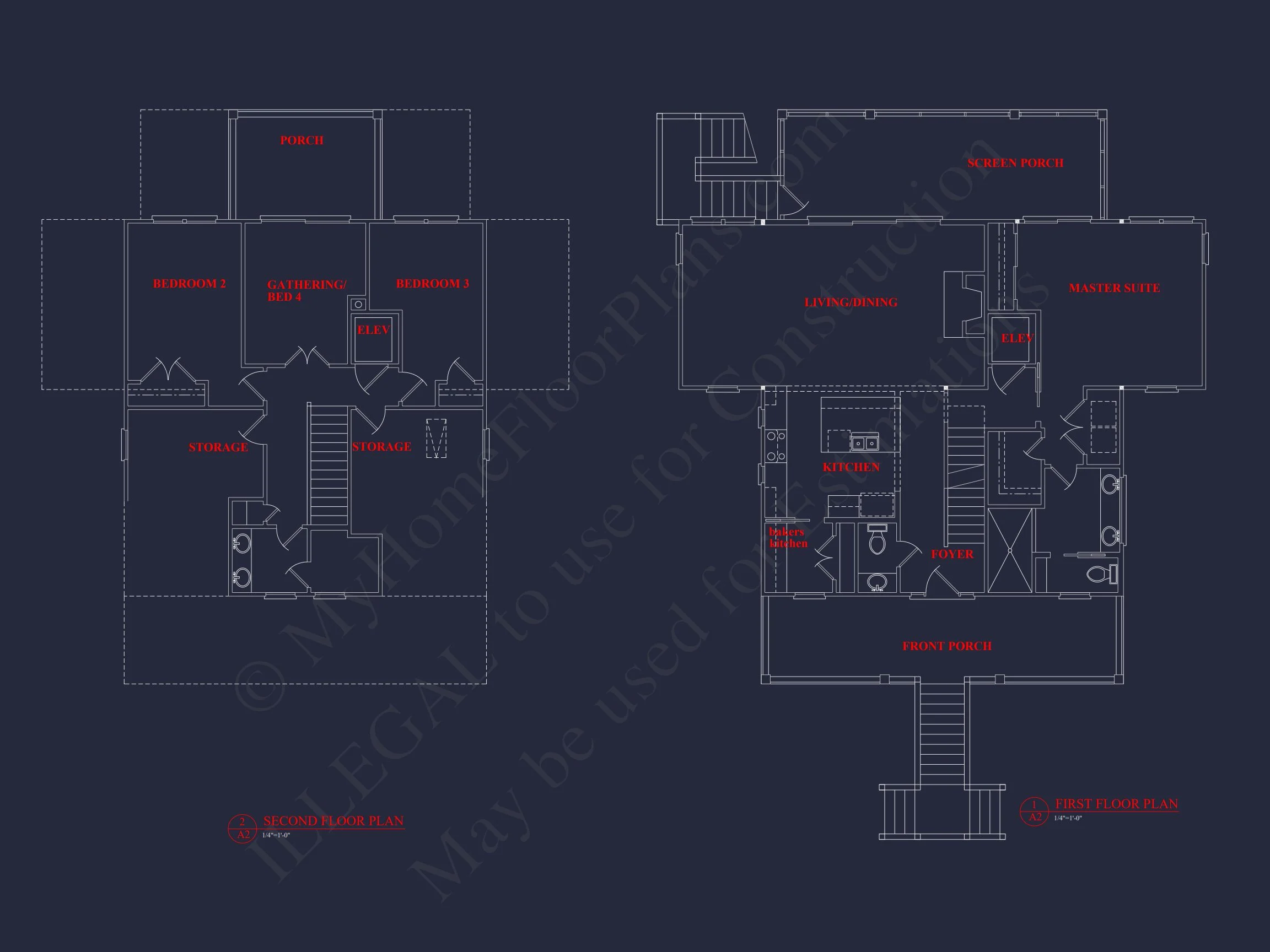 Charming Coastal house Plan with CAD-Ready Blueprints
