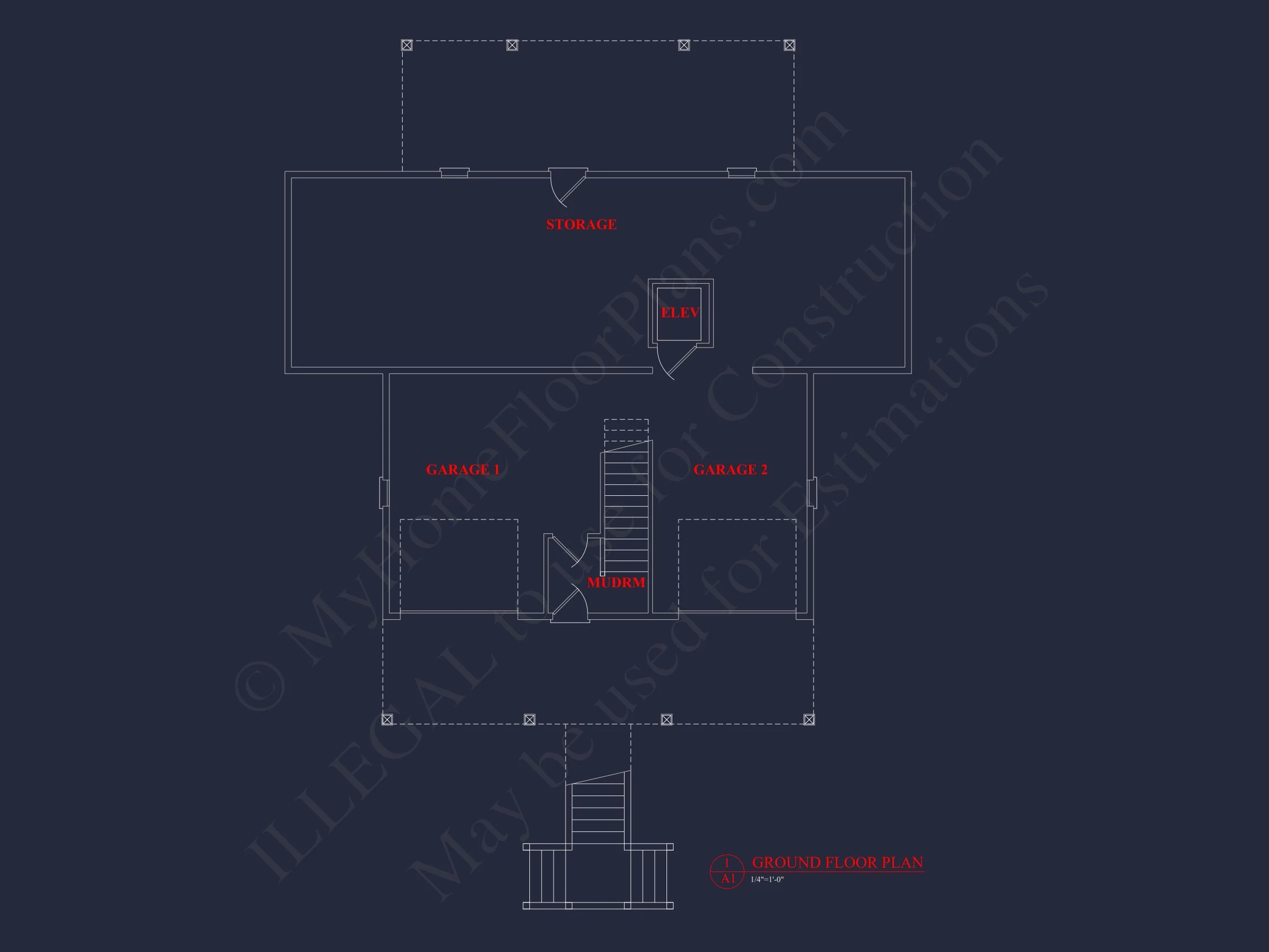 Charming Coastal house Plan with CAD-Ready Blueprints