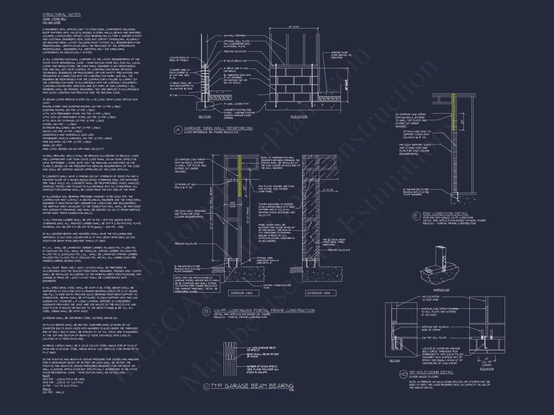 Craftsman house Plan with 2 Floors, Open CAD Designs, and Features