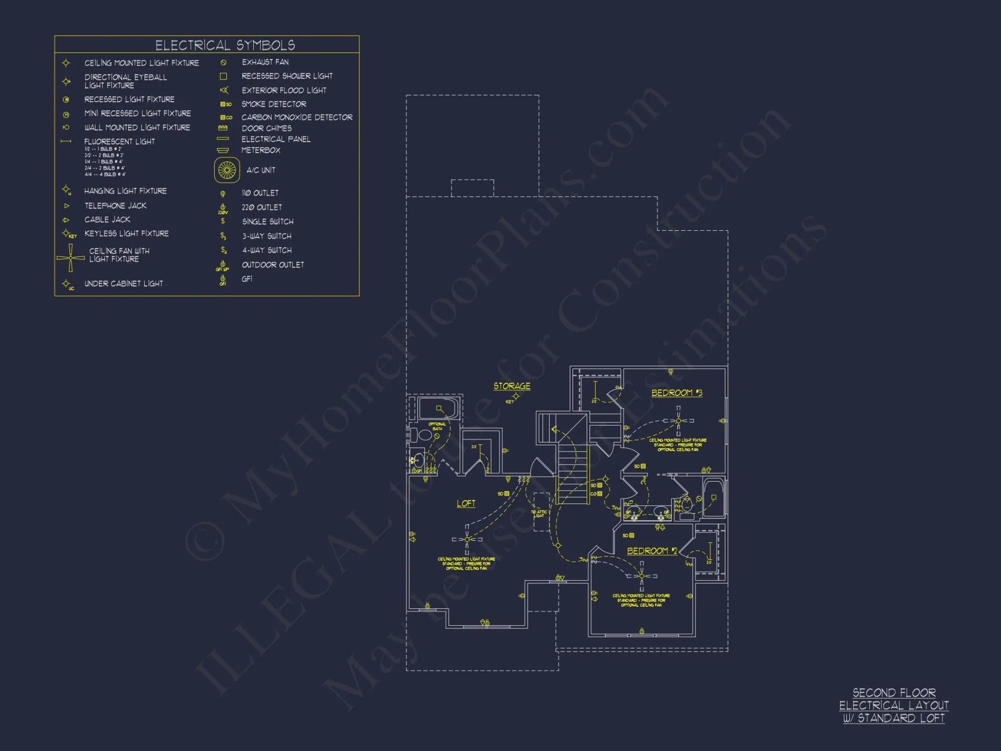 Craftsman house Plan with 2 Floors, Open CAD Designs, and Features