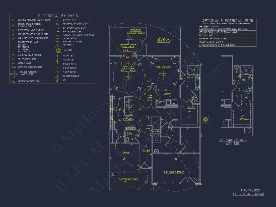Craftsman house Plan with 2 Floors, Open CAD Designs, and Features