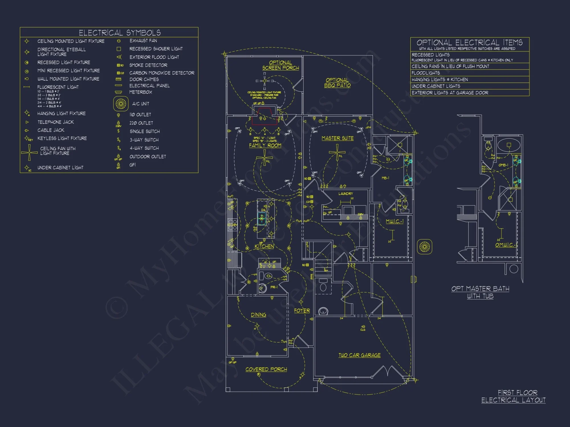 Craftsman house Plan with 2 Floors, Open CAD Designs, and Features