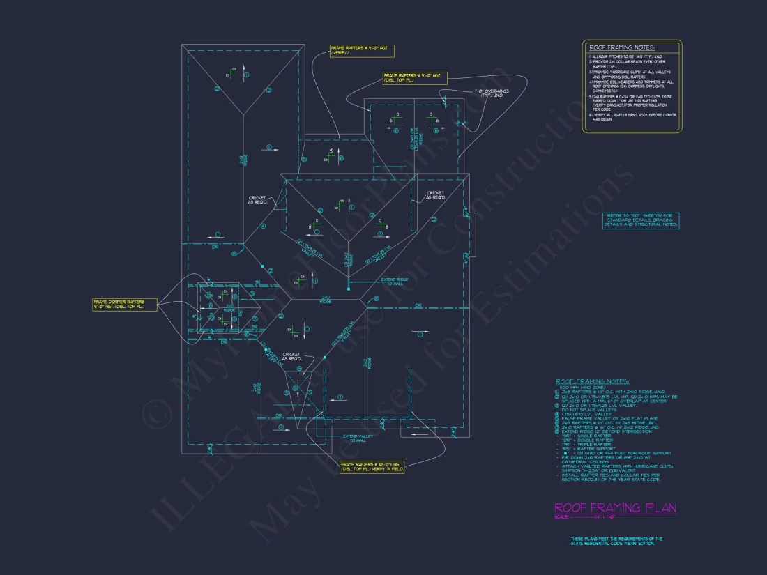 Spacious 2-Story Modern Craftsman house Plan with CAD Design