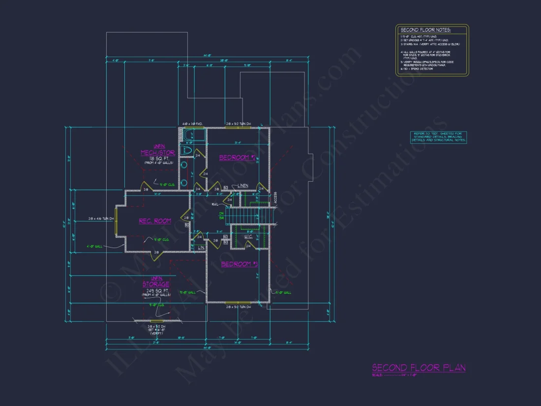 Spacious 2-Story Modern Craftsman house Plan with CAD Design