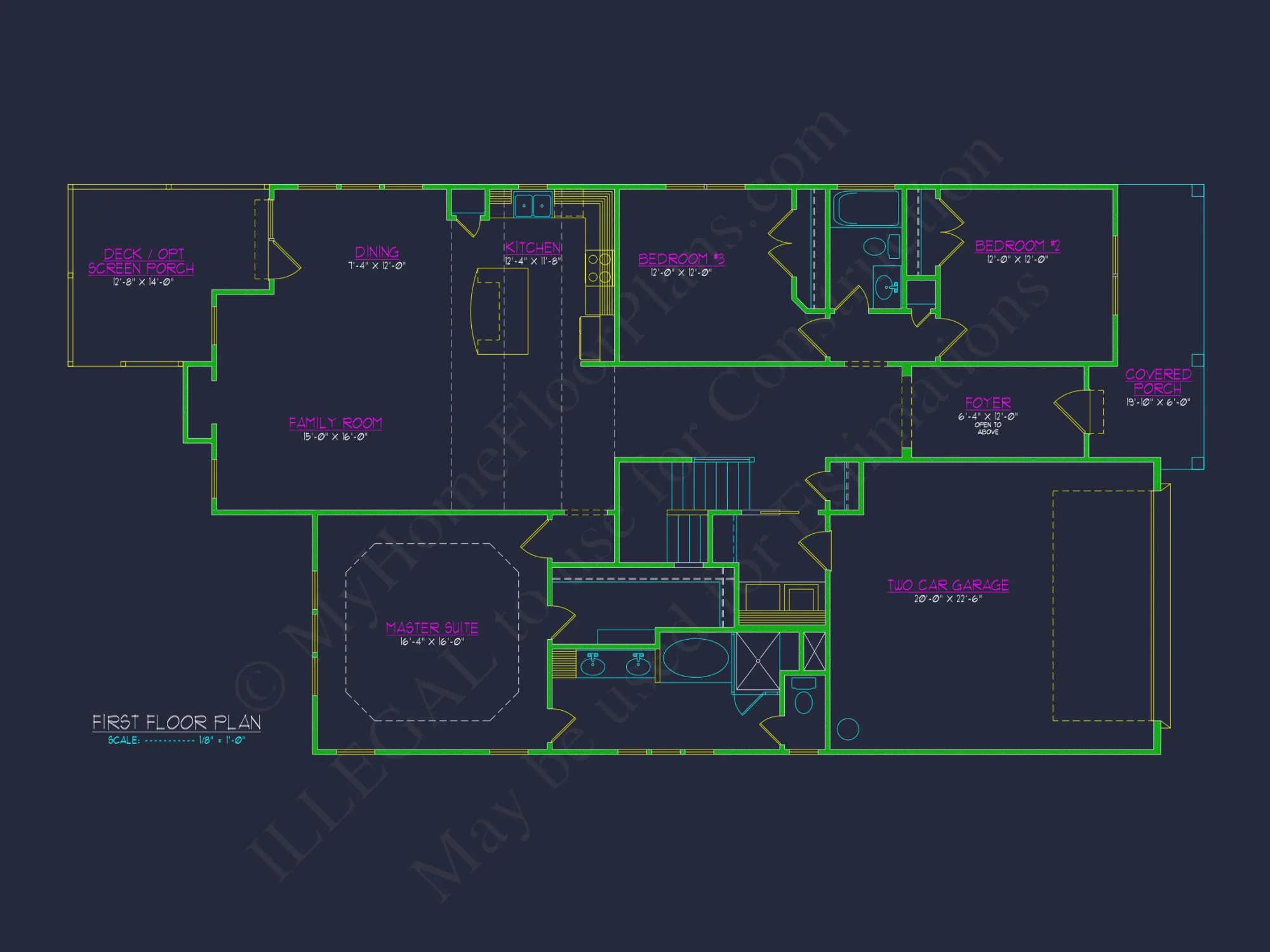 Craftsman house Plan with Versatile Floor Plan and CAD Designs