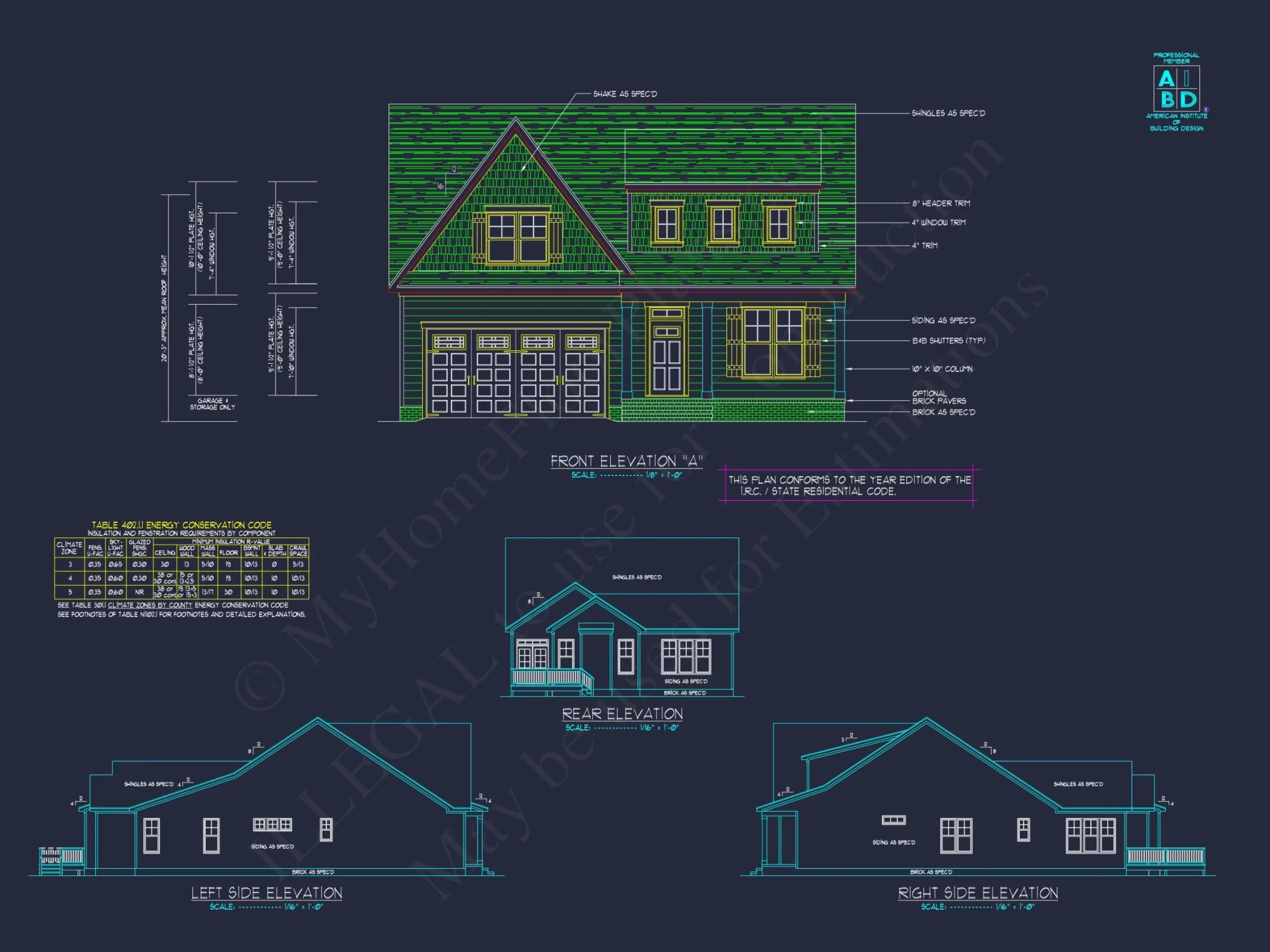 Craftsman house Plan with Versatile Floor Plan and CAD Designs