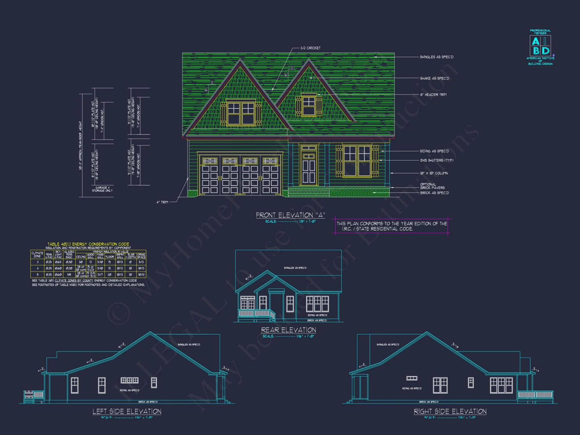 Craftsman house Plan with Versatile Floor Plan and CAD Designs