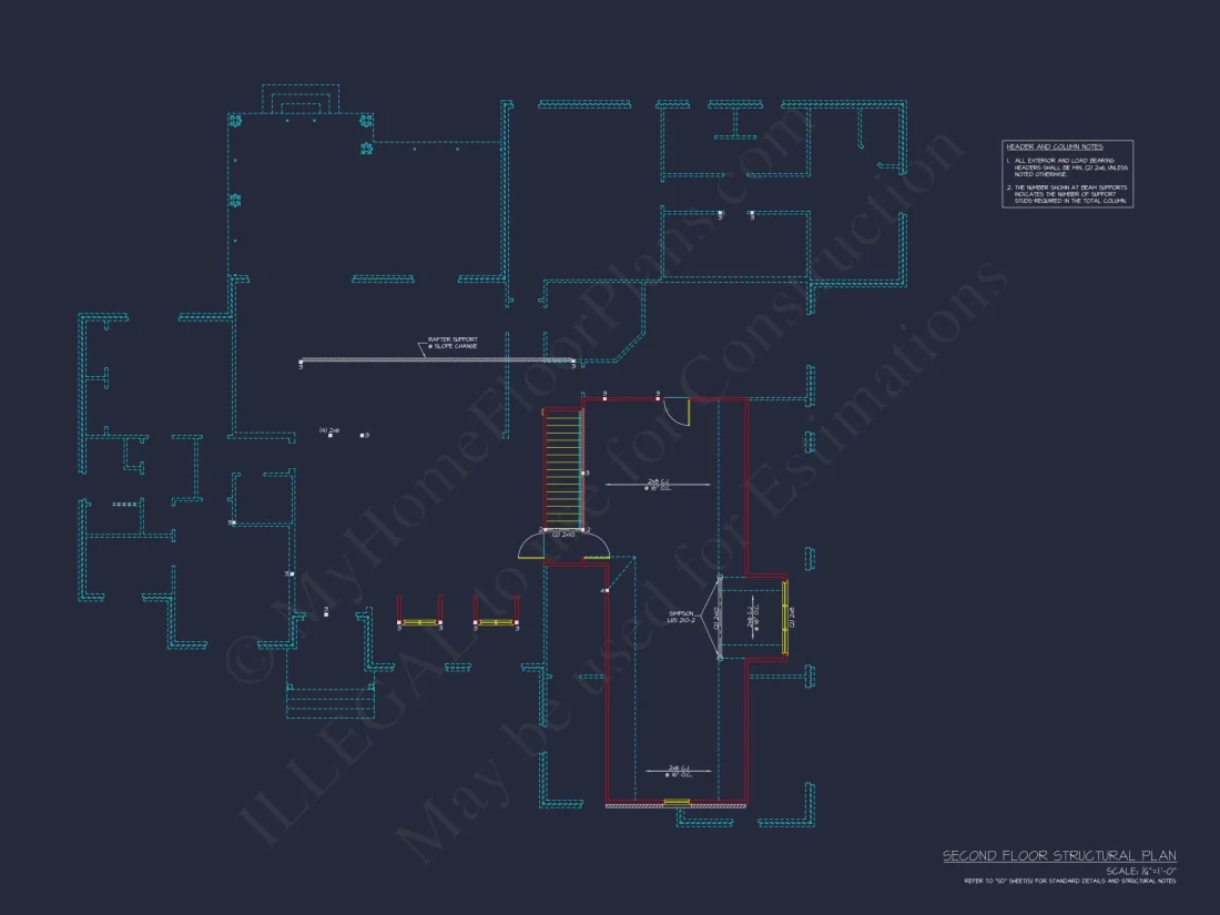 Elegant house Plan with Spacious Floor Plan and CAD Blueprint