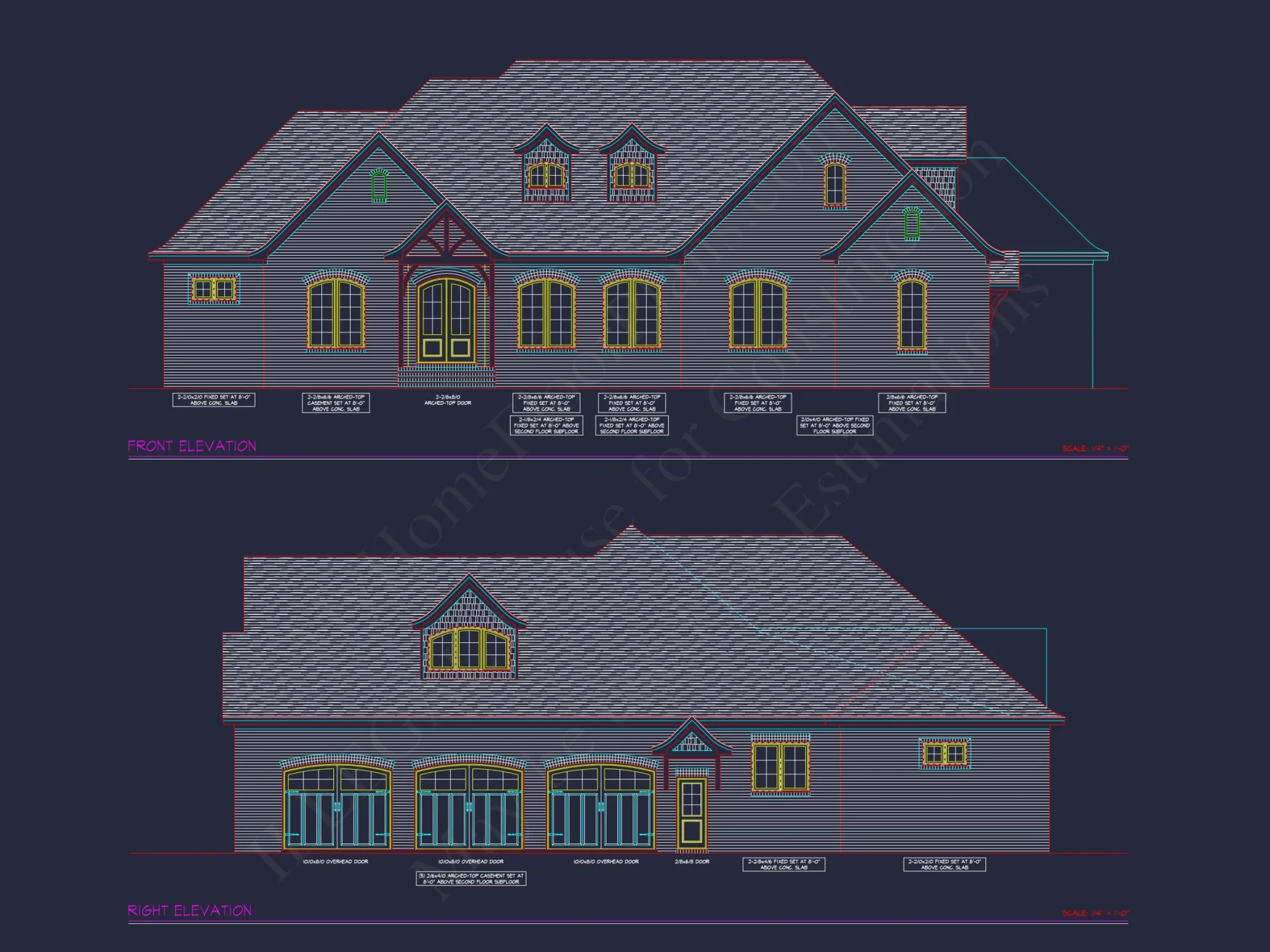 Elegant house Plan with Spacious Floor Plan and CAD Blueprint