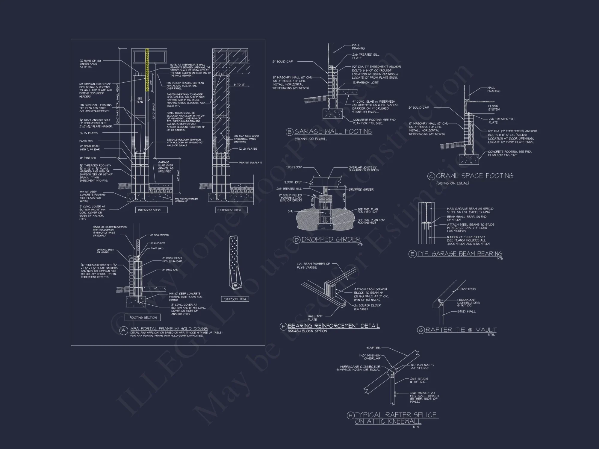 2-Story house Design Blueprint with 3-Bedroom Floor Plans