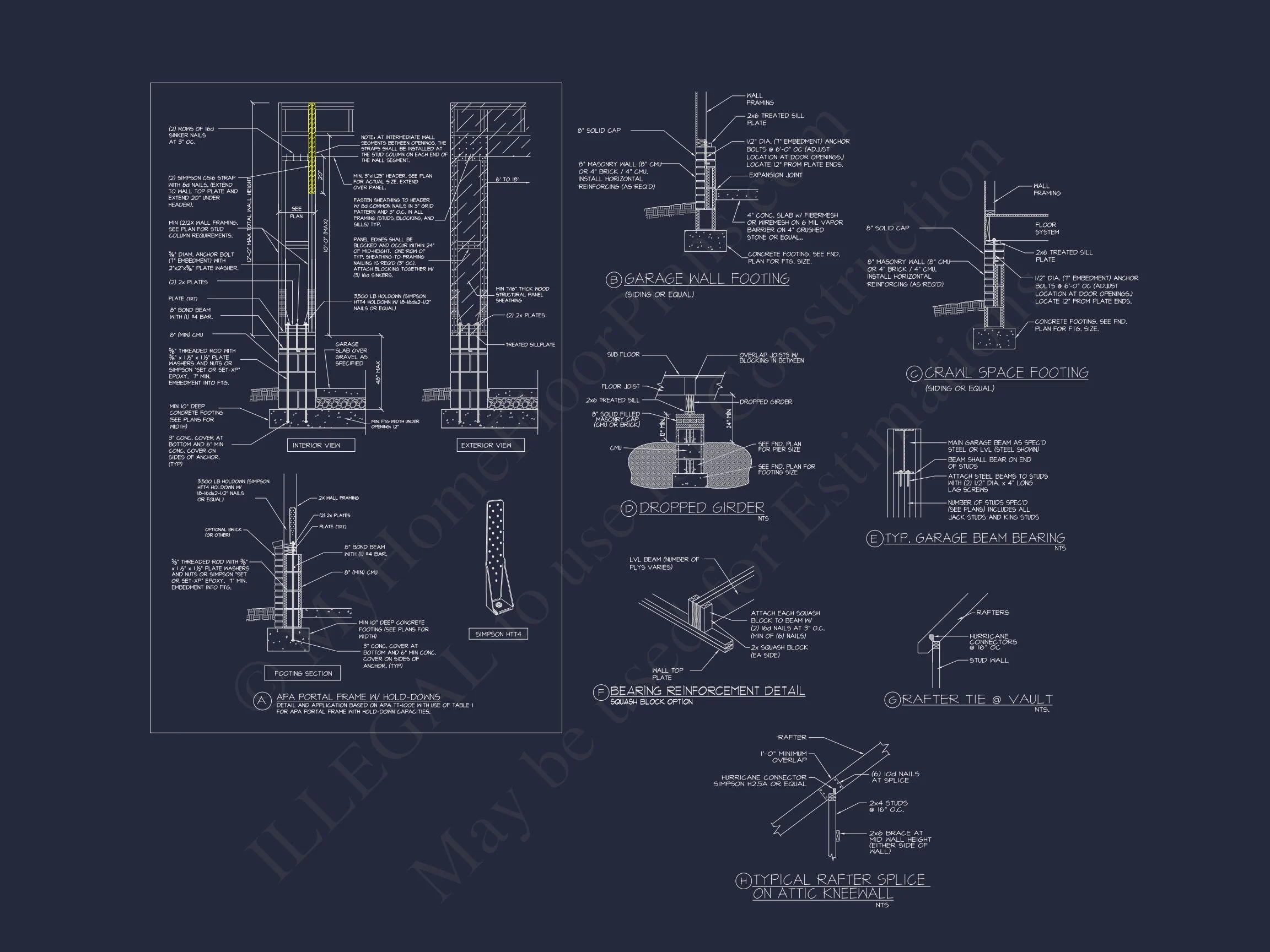 18-1370 HOUSE PLAN - Traditional Colonial Home Plan - 4-Bed, 3-Bath, 2,750 SF 12 2-Story house Design Blueprint with 3-Bedroom Floor Plans