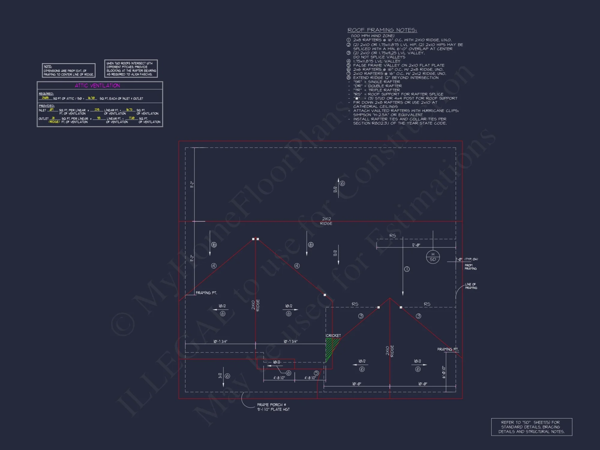 2-Story house Design Blueprint with 3-Bedroom Floor Plans