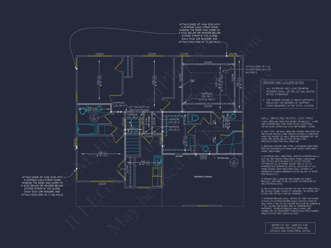 2-Story house Design Blueprint with 3-Bedroom Floor Plans